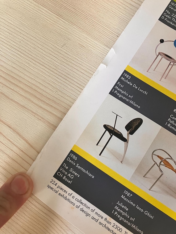 Vitra Design Museum Chair Collection Poster | Vintage Modernist