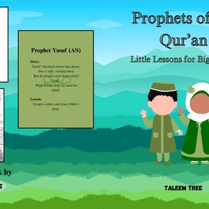 Printable Quranic lessons Children&#39;s Activity Book featuring coloring pages, games and stories with rhymes