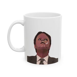 Ceramic Mug, The Office Fan Gift, Funny Dwight Schrute CPR Certified Coffee Cup, Office TV Show Merch, Birthday Gift Idea