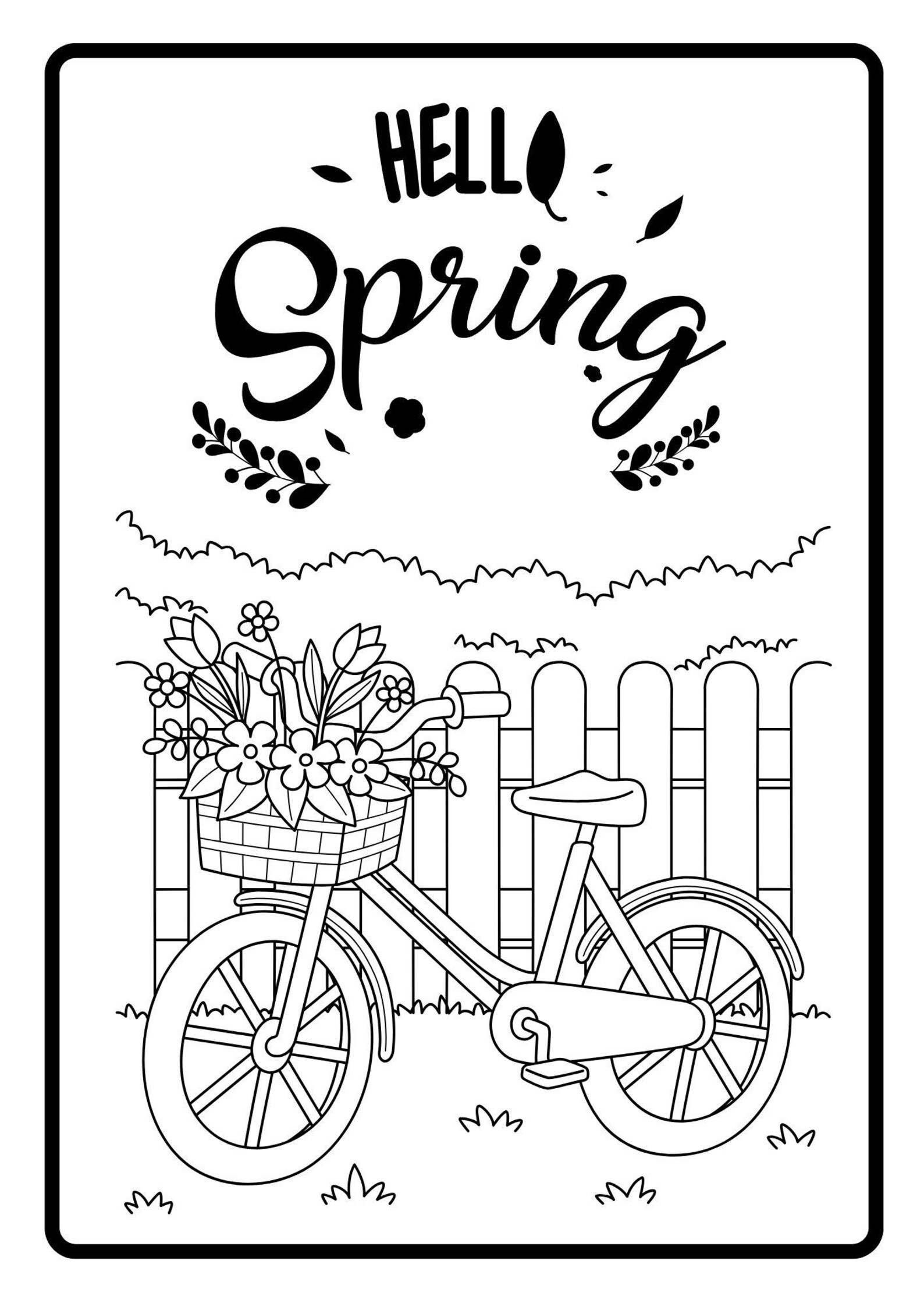 Spring Notebook Kids Spring Activity Book for Kids – 15 Printable Pages – Fun Worksheets PDF ...