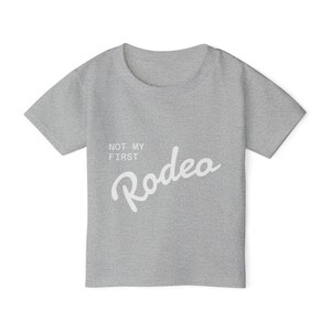 Not My First Rodeo Toddler T-Shirt, Cute Kids Tee, Cowboy Theme Apparel, Baby Shower Gift, Rodeo Party Outfit, Western Style Shirt