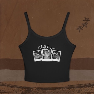 Polaroid Breezy-Inspired Spaghetti Strap Tank Top, Chris Brown Tour Outfit, Concert Merch for CB Fans, Summer 2025 Breezy Bowl Shirt