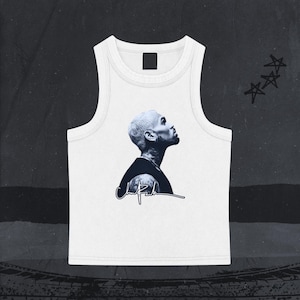 CB Signature Washed Tank Top, Women&#39;s Breezy Bowl XX Crop Top, Inspired by Chris Brown Tour, Summer Concert Cropped Shirt for Breezy Fans
