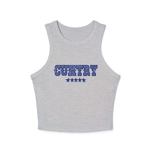 Women's Cowboy Carter Tour 2025 Tank Top, Beyoncee Inspired Crop Top, Spring and Summer Concert Outfit for Music Fans