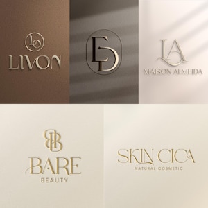 Custom Logo Design | Luxury Minimalist Monogram Logo | Handmade Logo | Artistic logo for Business | Personalized Logo