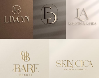 Création de logo personnalisé | Logo monogramme minimaliste de luxe | Logo fait main | Logo artistique pour entreprise | Logo personnalisé