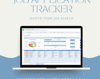 Job Application Tracker | Job Application Tracker Template | Google Sheets Template | Job Tracker | Application Tracker Tracker |Job Planner