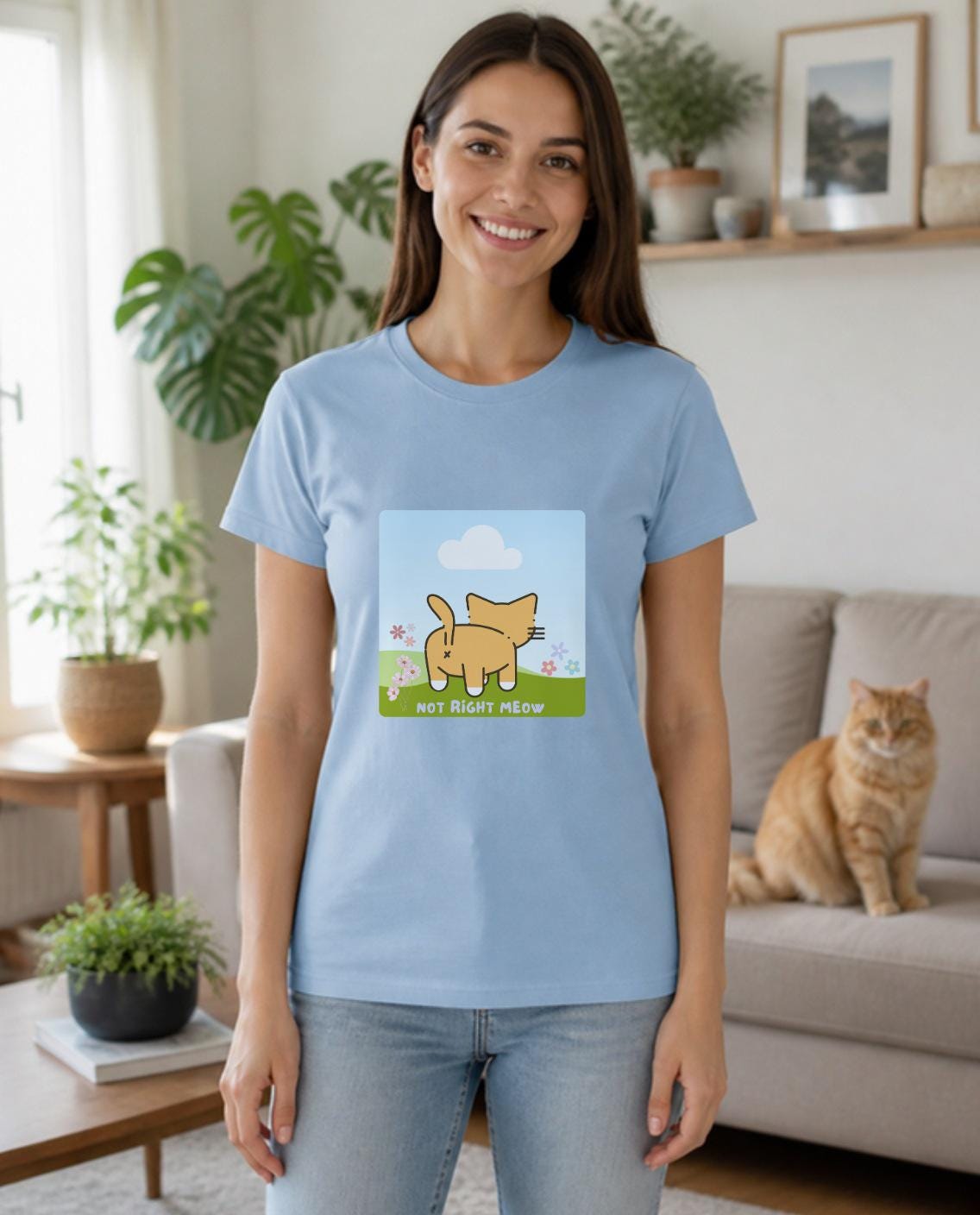 Not Right Meow tee, photo 1 of 9