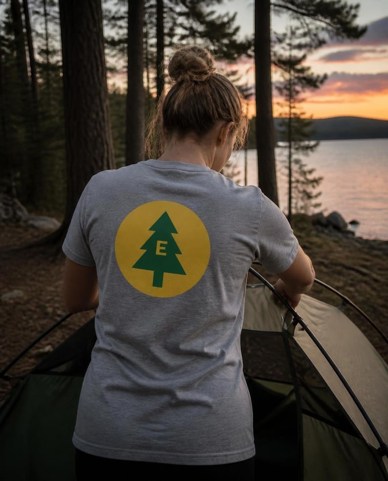 Camper Tee, Front and Back Print tee