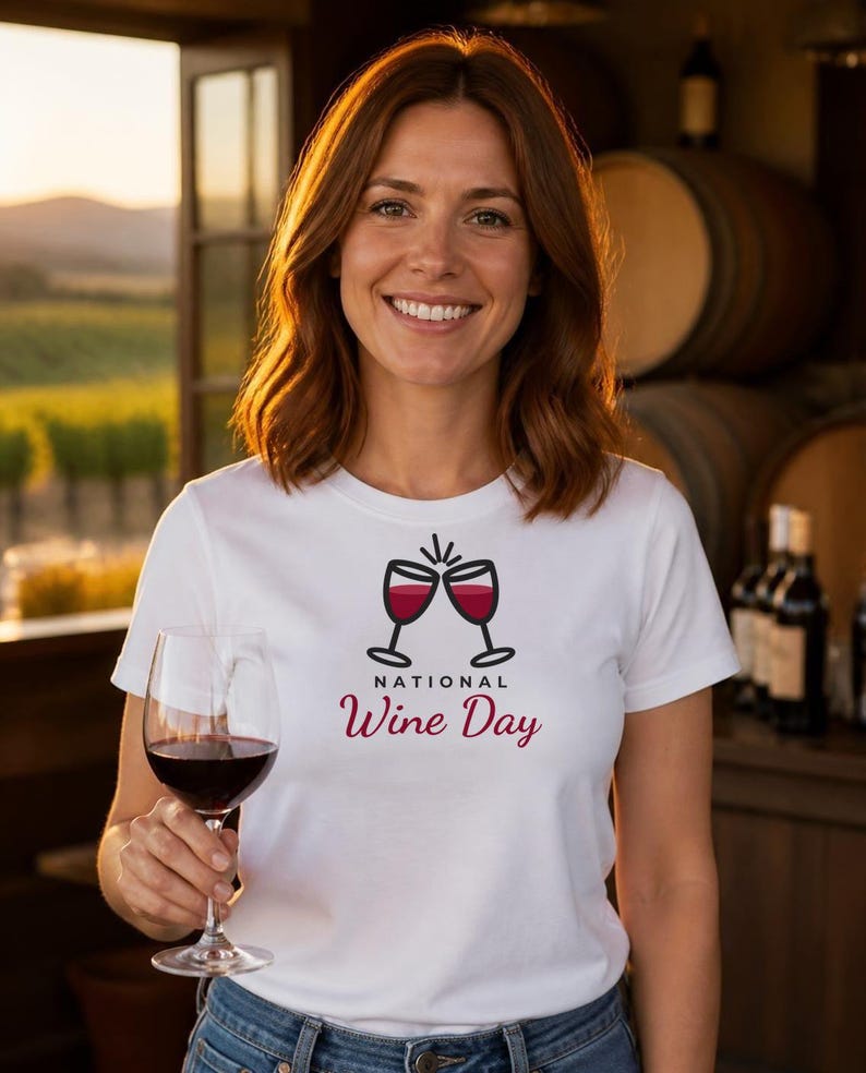 National Wine Day tee