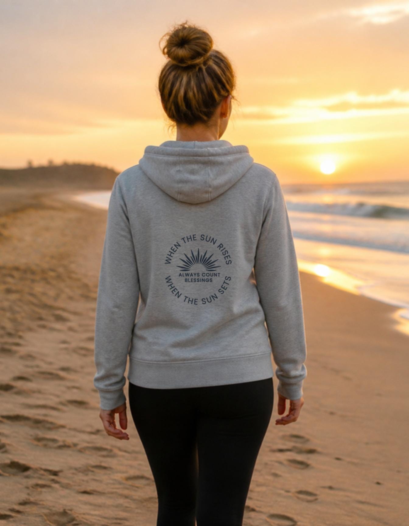 Count Your Blessings Hoodie (Back Print) hoodie, photo 1 of 9