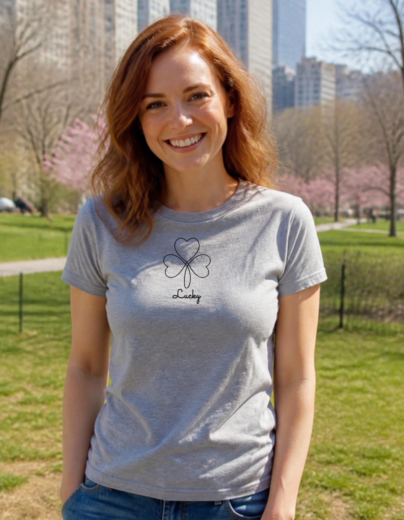 Small Lucky Shamrock tee, photo 1 of 5