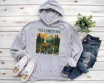 Yellowstone Nature Hoodie: Unisex Heavy Blend Sweatshirt