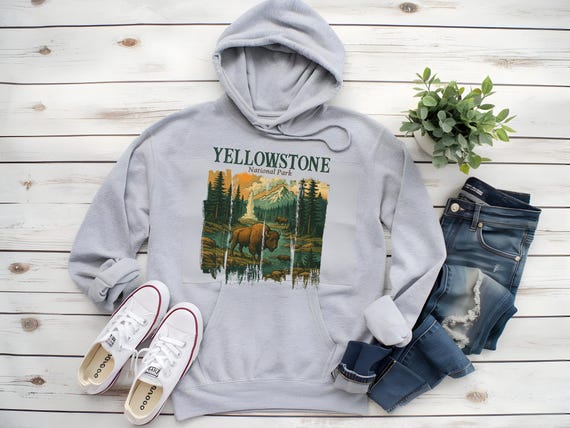 Yellowstone Nature Hoodie: Unisex Heavy Blend Sweatshirt