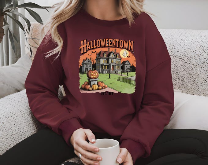 Halloweentown Sweatshirt: Retro Halloween University Style