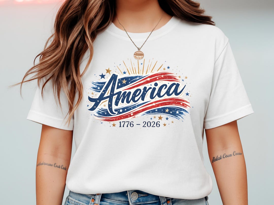 250 Years American Flag Anniversary USA 250th Birthday T-shirt ...