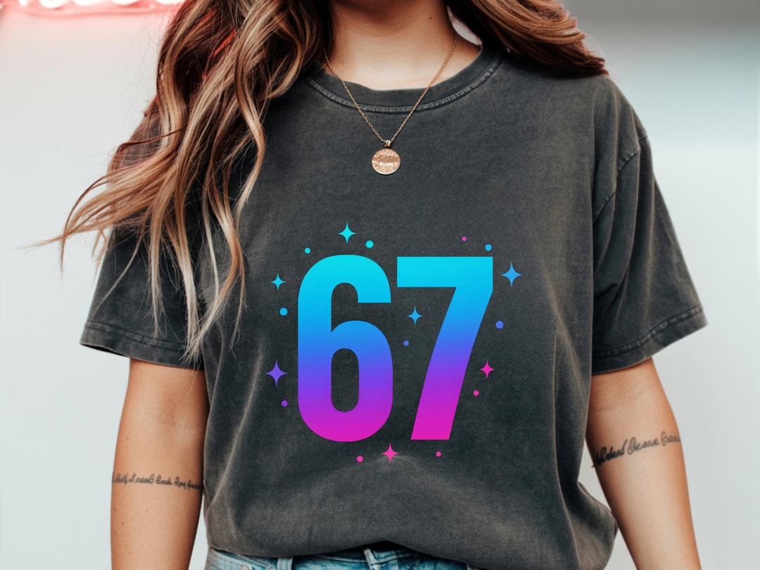 6 7 Meme Shirt | Six Seven Funny Gen Alpha Slang Graphic Tee Let's Get ...