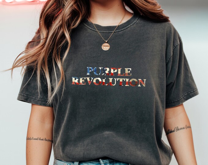 Purple Revolution Shirt | American Unity Awareness Tee
