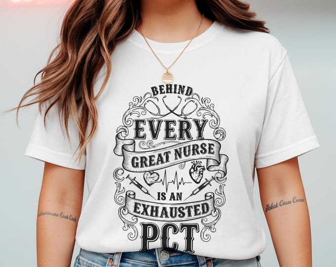 PCT Exhausted Nurse Support Shirt