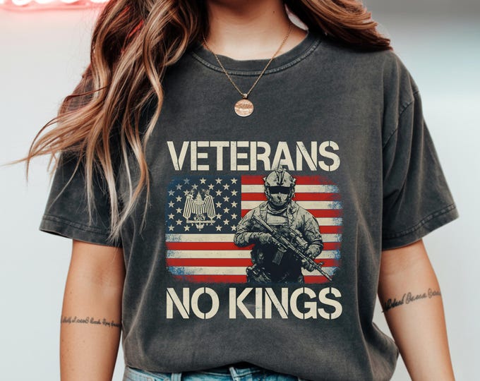 Veterans No Kings T-Shirt