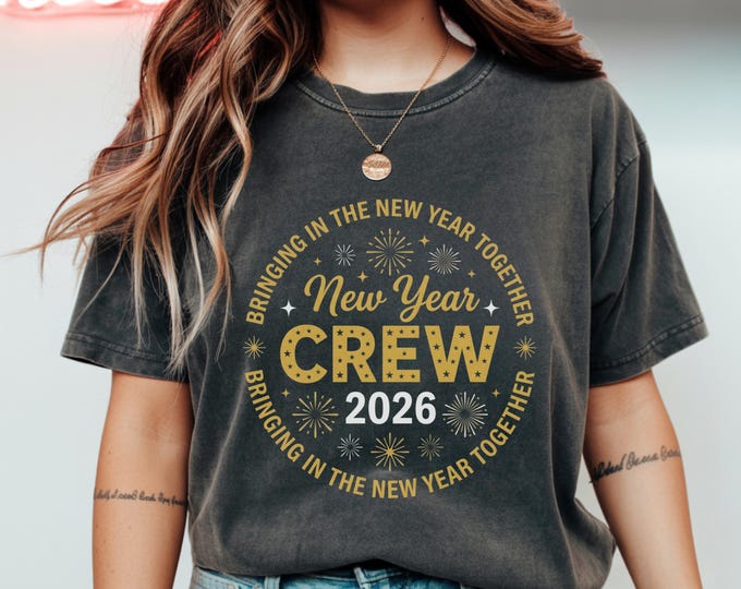 Bringing in the New Year Together New Year Crew 2026 T-Shirt