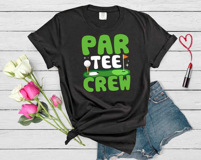 Par Tee Crew Oversized Tee: Women's Golf Bachelorette Shirt