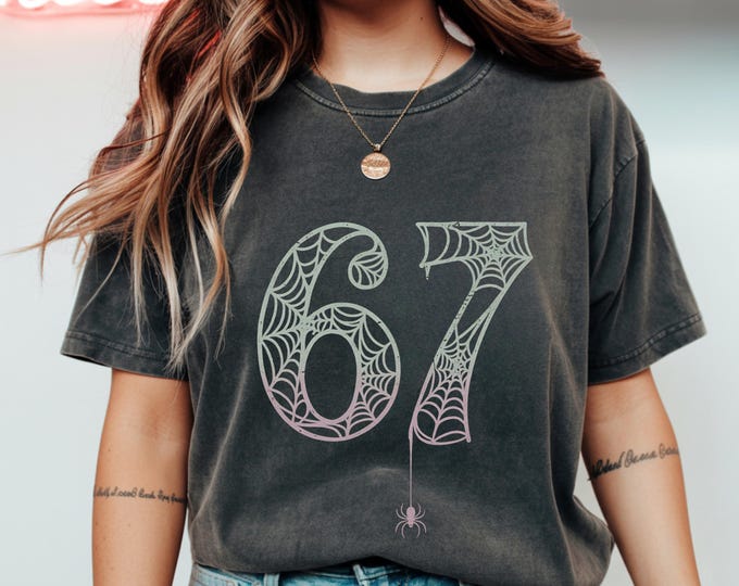 Spider Web Number 67 Shirt