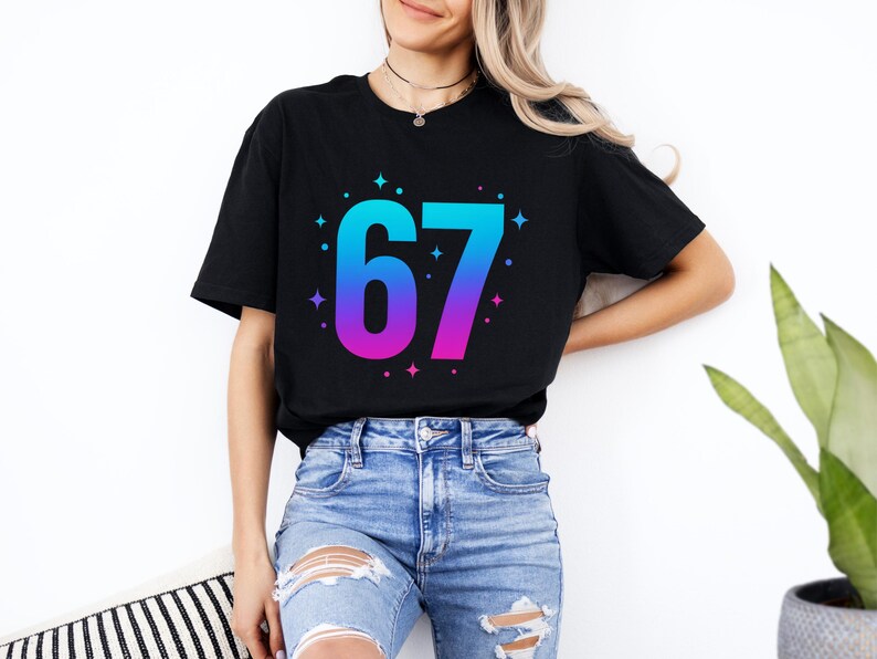 6 7 Meme Shirt | Six Seven Funny Gen Alpha Slang Graphic Tee Let's Get ...