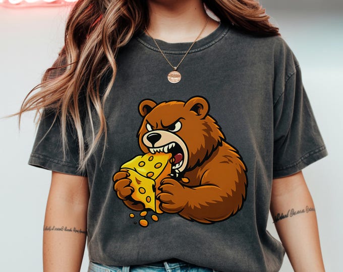 Bear Eating Cheese T-Shirt