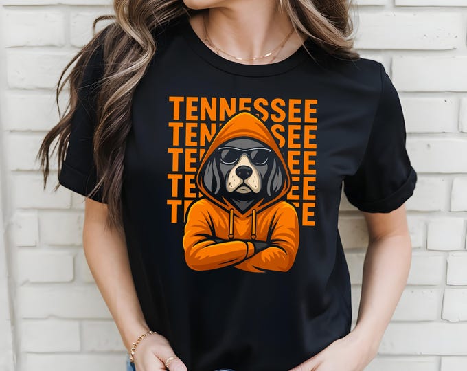 Funny Coonhound Dog Mom T-Shirt: Tennessee Dog Lover Gift