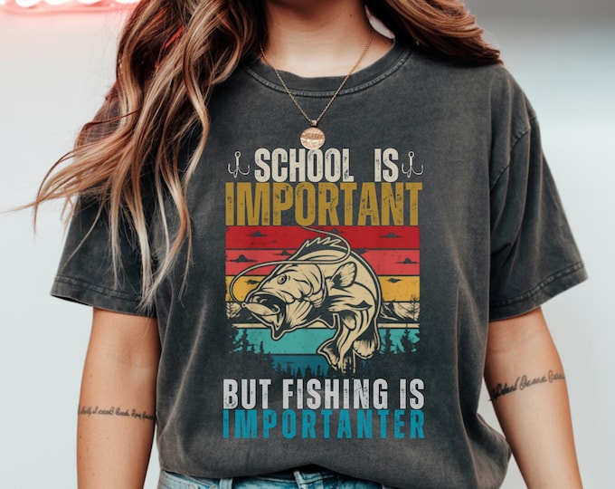 School Is Important But Fishing Is Importanter T-Shirt