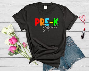 Custom Pre-K Teacher Comfort Colors Shirt: Teacher Appreciation Gift