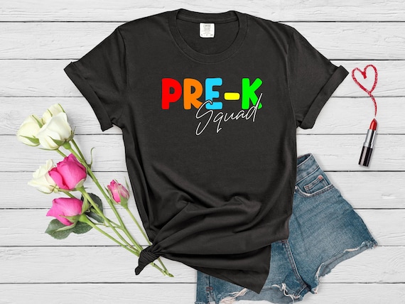 Custom Pre-K Teacher Comfort Colors Shirt: Teacher Appreciation Gift