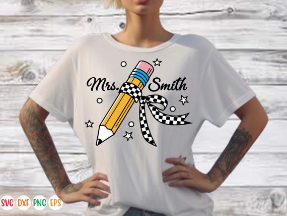Custom Teacher T-Shirt: Personalized Back to School Apparel