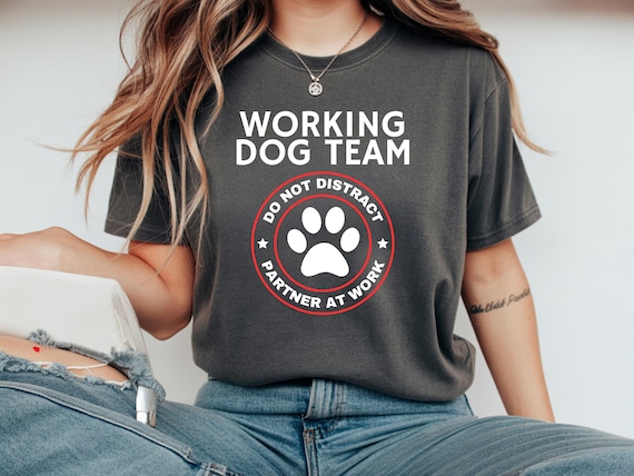 K9 Handler T-Shirt: Working Dog Team Unisex Tee