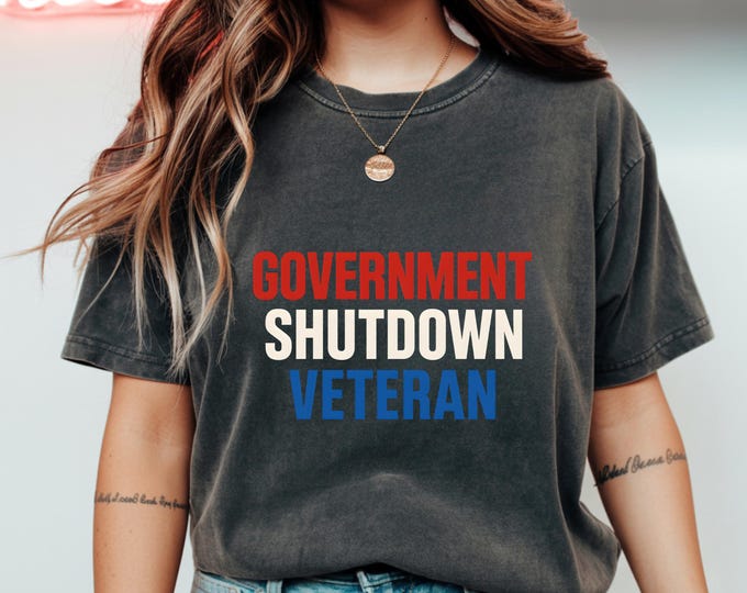 Government Shutdown Veteran Shirt