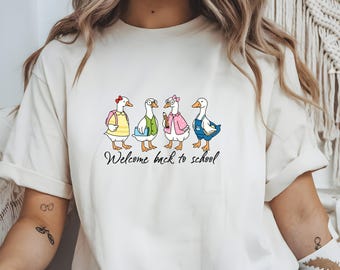 Funny School Vibes T-Shirt: Back to School Teacher Student Tee