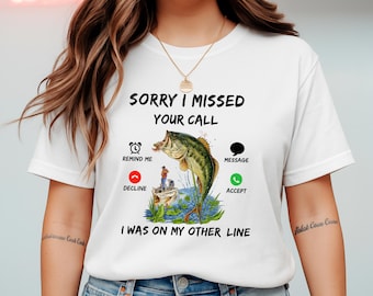 Camiseta divertida con meme de llamada entrante de pez, camiseta humorística, regalo para pescadores, amantes del océano, camiseta con meme de pez.