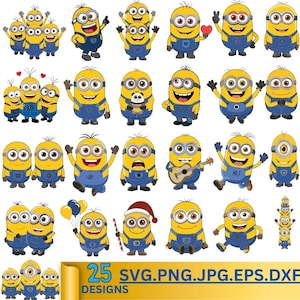 Archivo SVG digital de Despicable - Archivos de corte para Cricut - PNG - Descarga instantánea