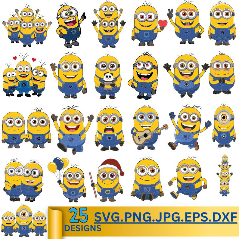 Despicable SVG Digital File - Cut Files for Cricut - PNG - INSTANT Download