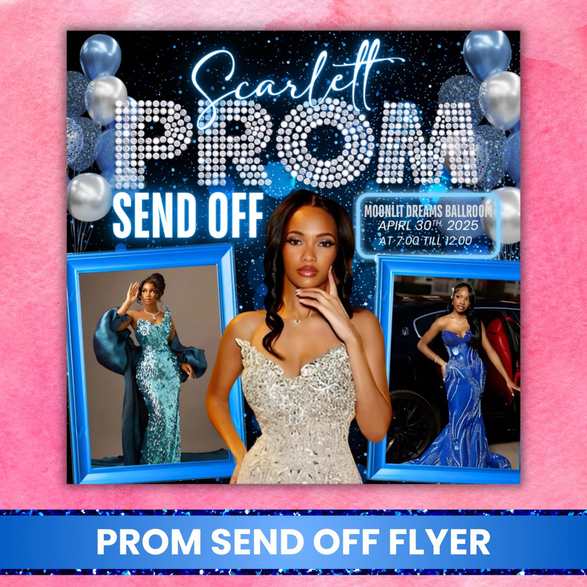 Backdraft For Send Off Prom Send off Flyer: Editable Canva Template (digital Download) - Etsy