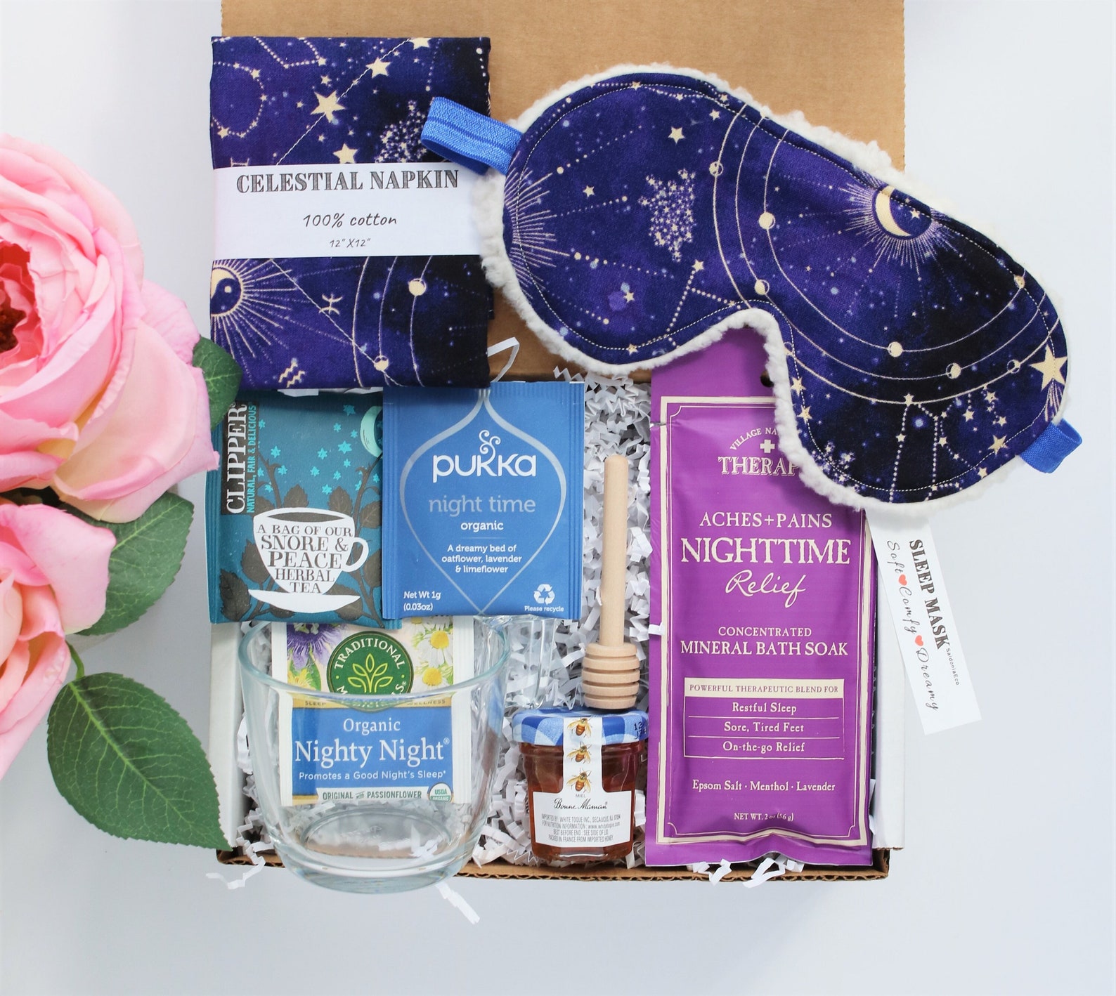 Sleep Kit Sleep Gift Basket Friend Gift Set Sleep Help Etsy