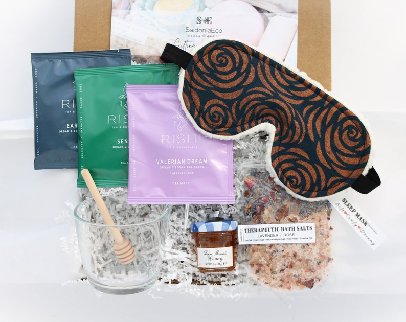 Sleep Kit Sleep Gift Basket Friend Gift Set Sleep Help Etsy