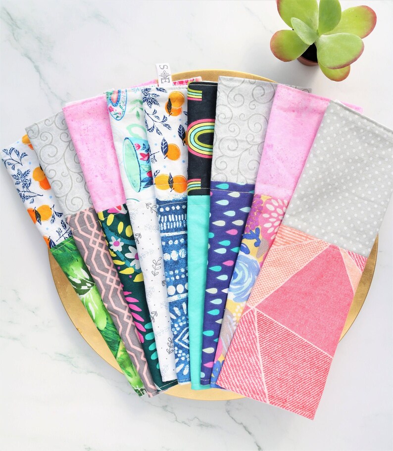 Cloth Napkins Bulk Set of Bohemian Cotton Napkins Etsy