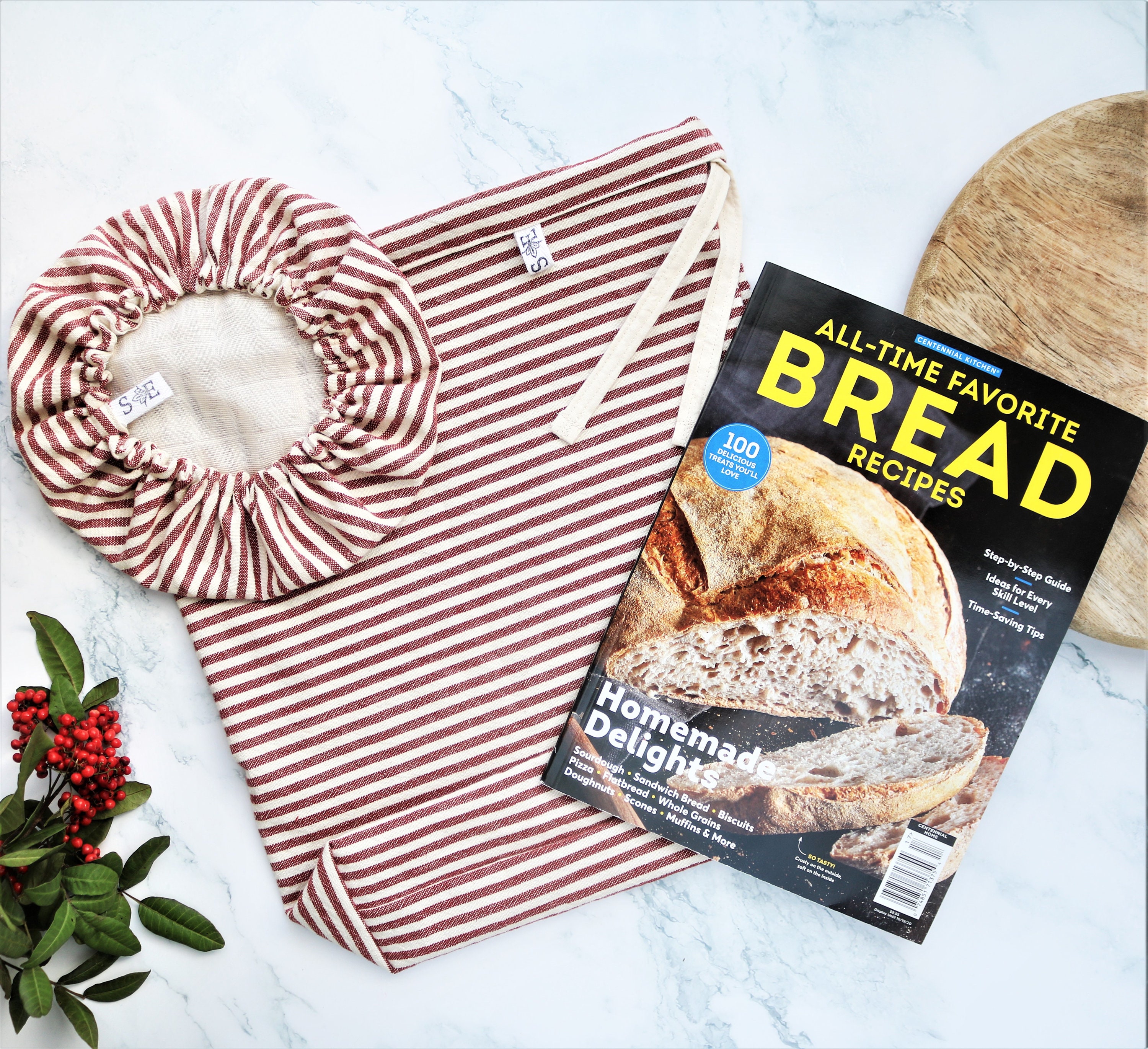 Bread Making Gifts Set Bag Dough Bowl Cover Bread Recipes Etsy