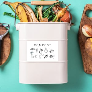 PRINTABLE | Compost Label, Recycle Download File Print Sign 4" X 6 ...