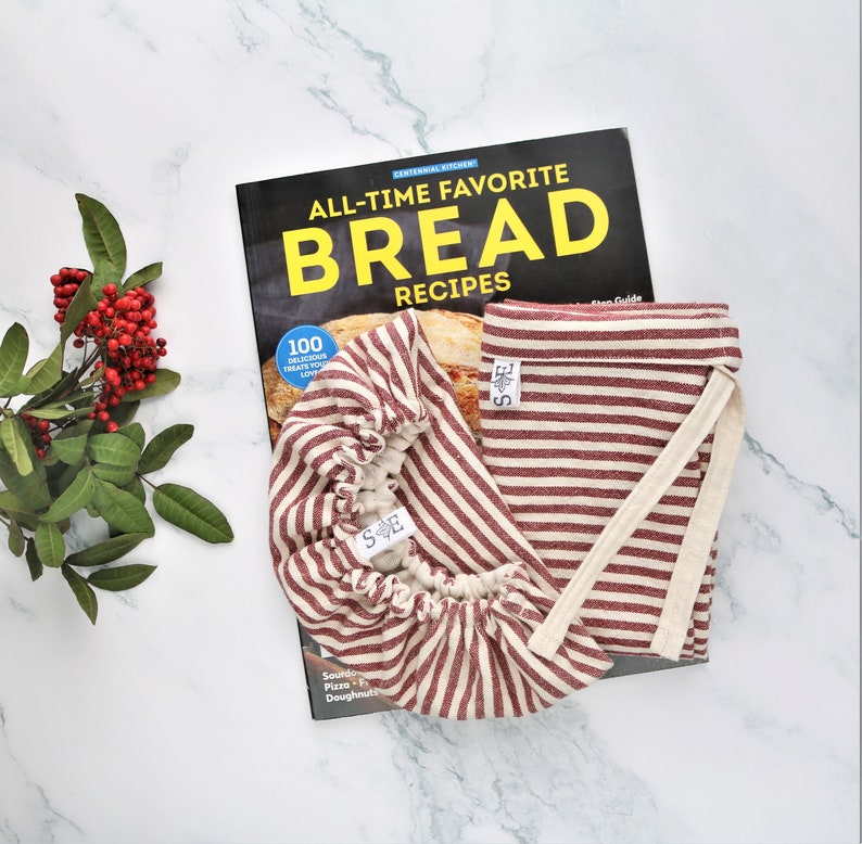 Bread Making Gifts Set Bag Dough Bowl Cover Bread Recipes Etsy