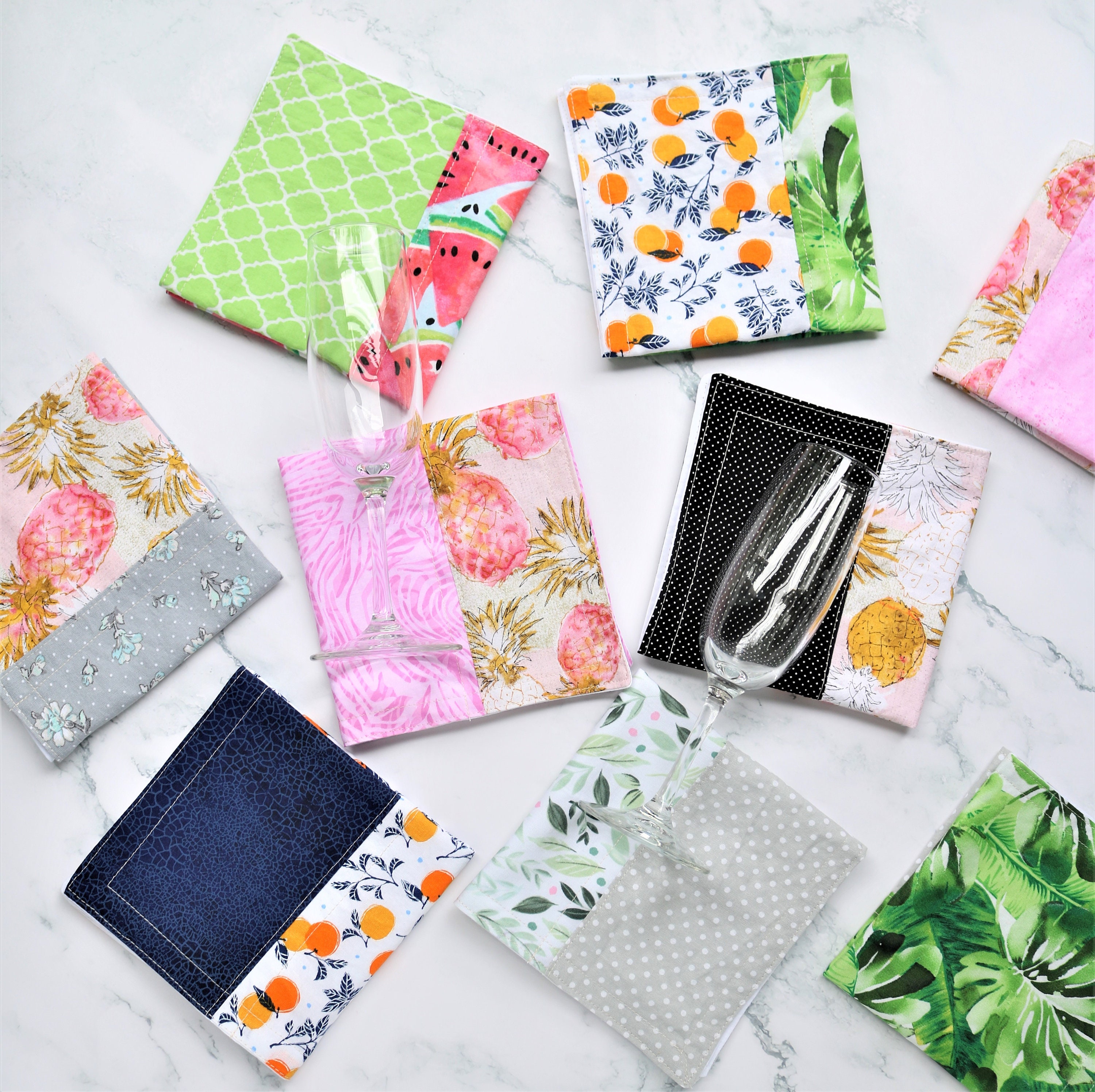 Bulk Cloth Napkins Set 6 12 Bohemian Double layer cotton Etsy