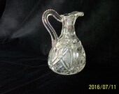 Lead crystal cruet