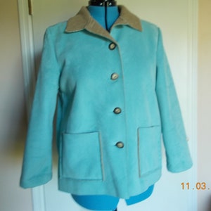 Ladies faux Swede Coat